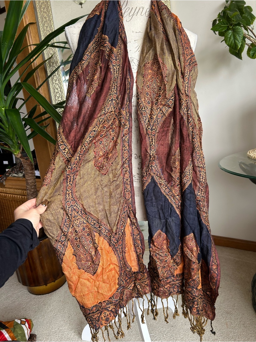 Vintage statement scarf bundle- 3 pieces